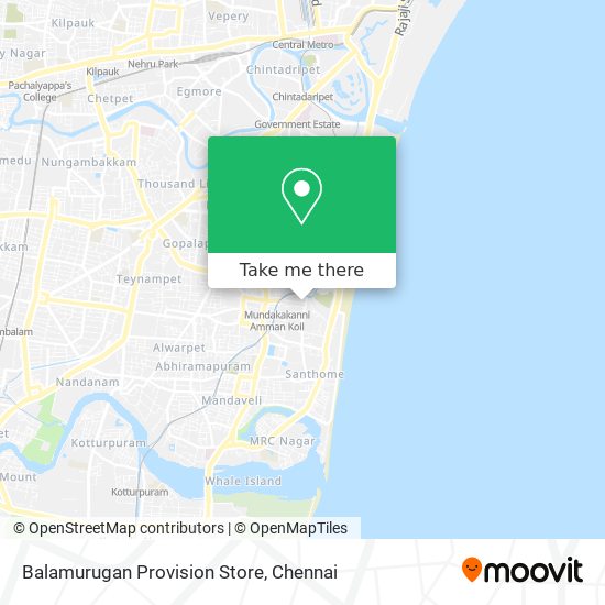 Balamurugan Provision Store map