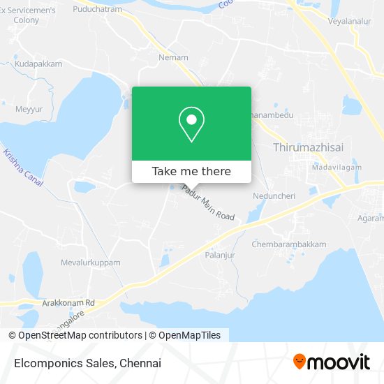 Elcomponics Sales map