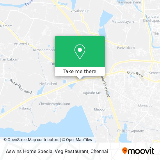 Aswins Home Special Veg Restaurant map