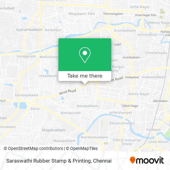 Saraswathi Rubber Stamp & Printing map