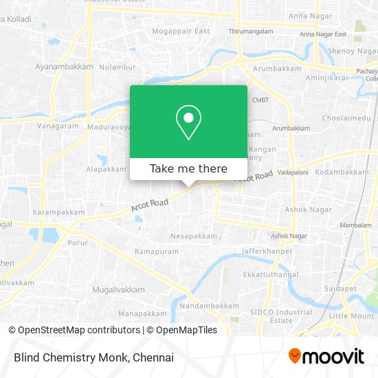 Blind Chemistry Monk map