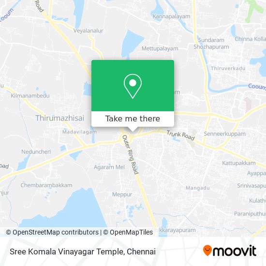 Sree Komala Vinayagar Temple map