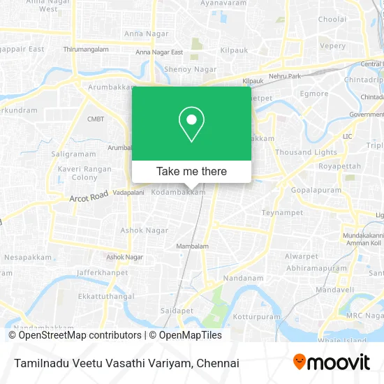 Tamilnadu Veetu Vasathi Variyam map