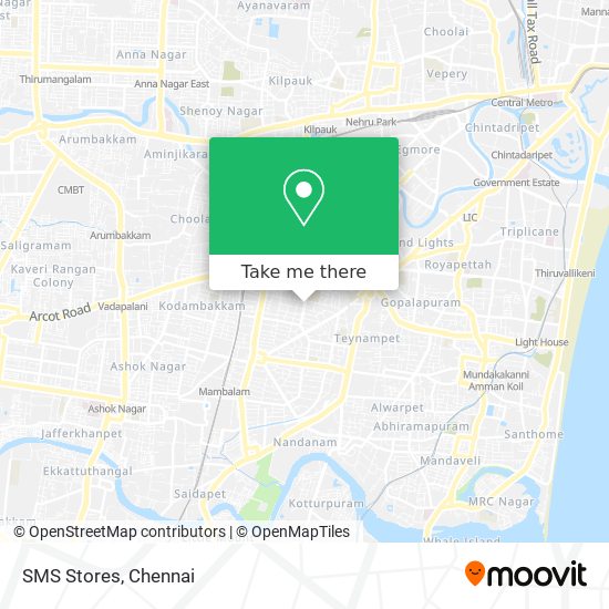 SMS Stores map