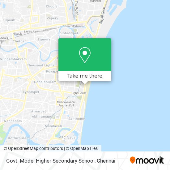 Govt. Model Higher Secondary School map
