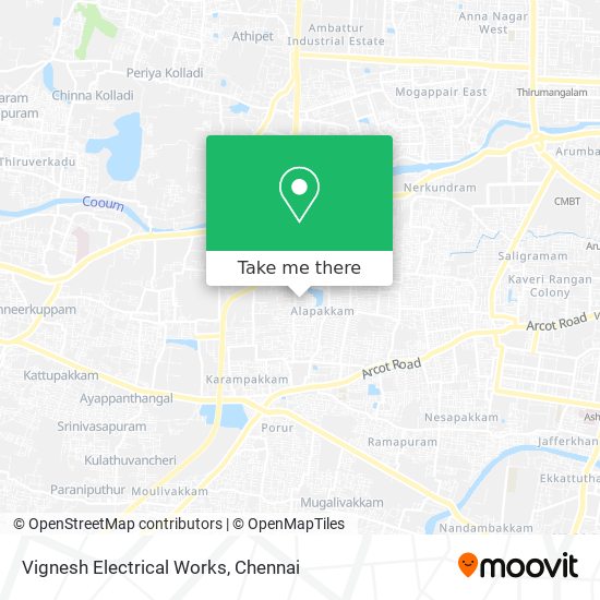Vignesh Electrical Works map