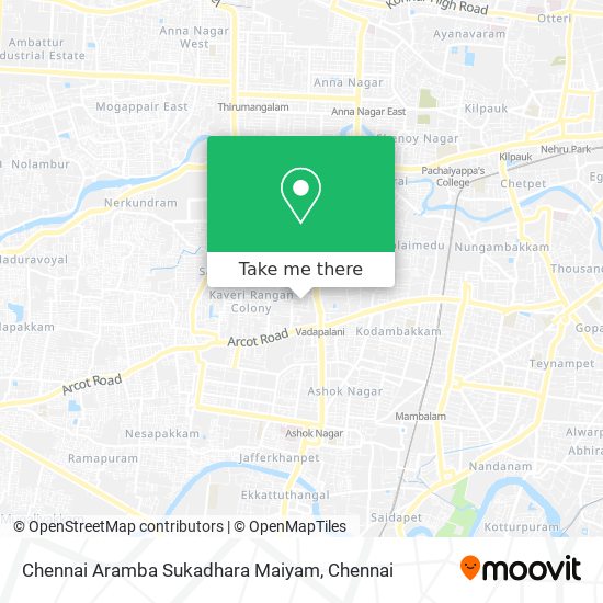 Chennai Aramba Sukadhara Maiyam map