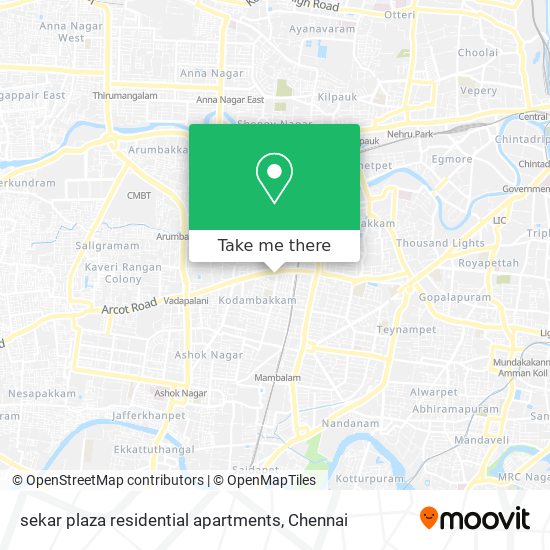 sekar plaza residential apartments map