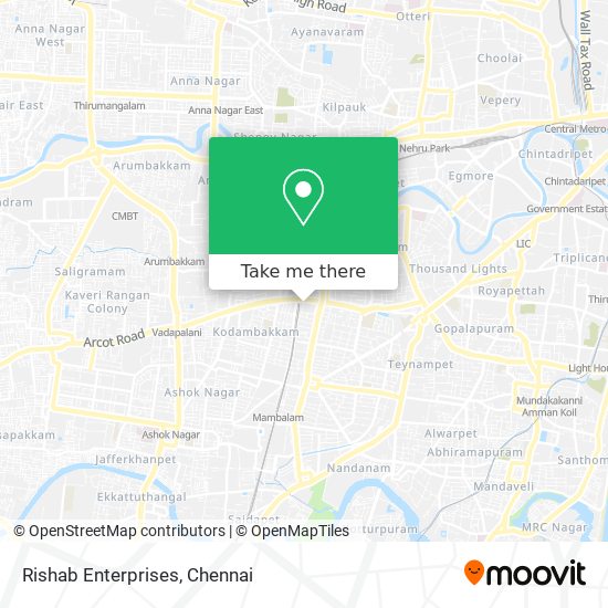 Rishab Enterprises map