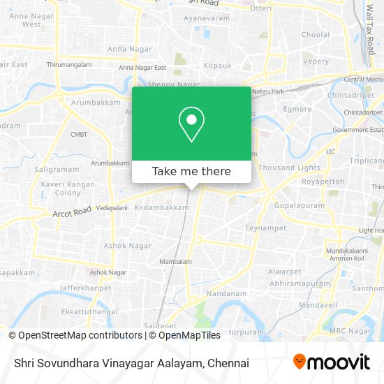 Shri Sovundhara Vinayagar Aalayam map