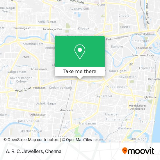 A. R. C. Jewellers map