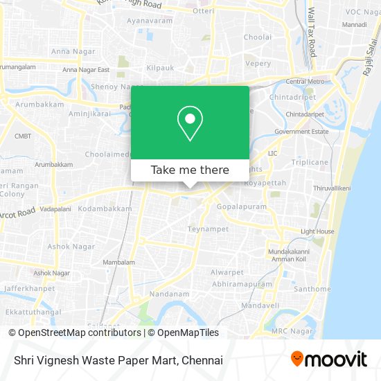 Shri Vignesh Waste Paper Mart map