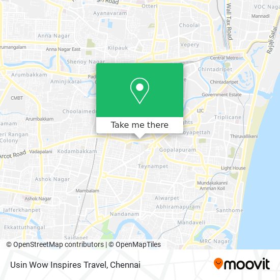 Usin Wow Inspires Travel map