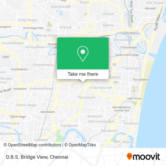 D.B.S. Bridge View map