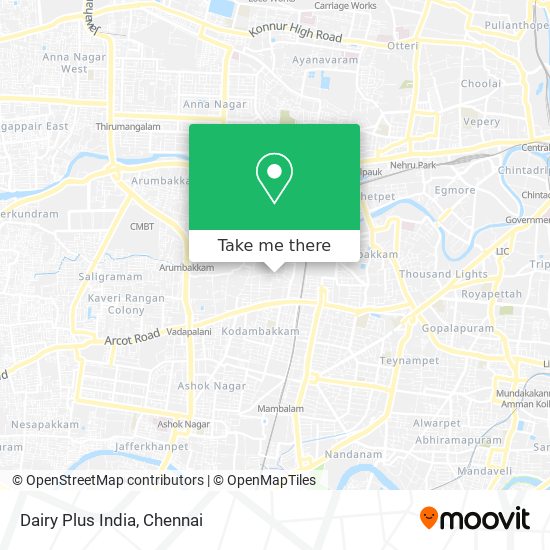 Dairy Plus India map