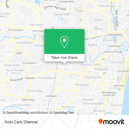 Xolo Care map