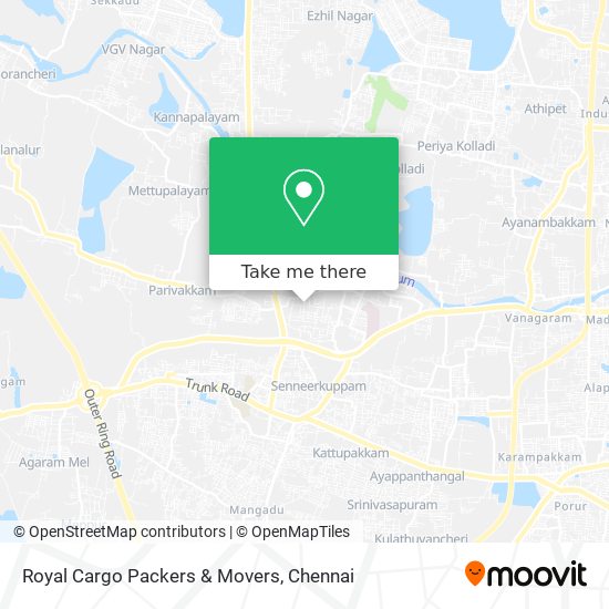 Royal Cargo Packers & Movers map