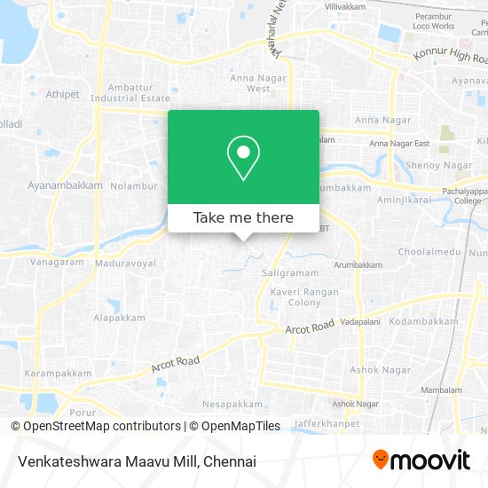 Venkateshwara Maavu Mill map