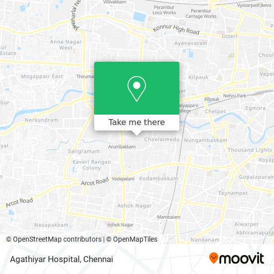 Agathiyar Hospital map