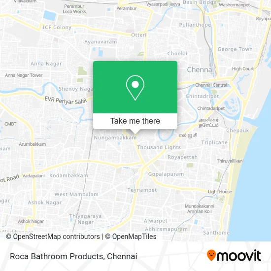 Roca Bathroom Products map