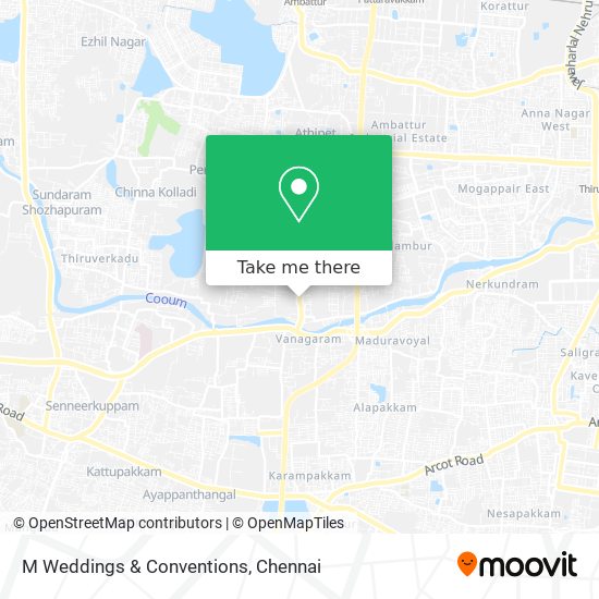 M Weddings & Conventions map