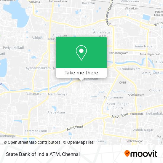 State Bank of India ATM map