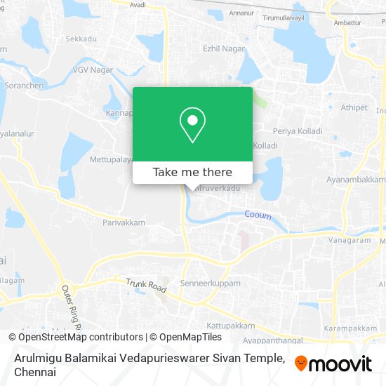 Arulmigu Balamikai Vedapurieswarer Sivan Temple map
