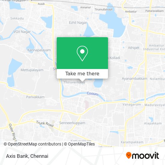 Axis Bank map