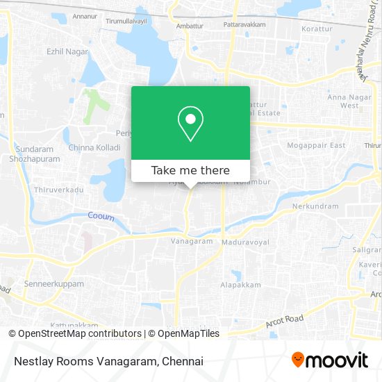 Nestlay Rooms Vanagaram map
