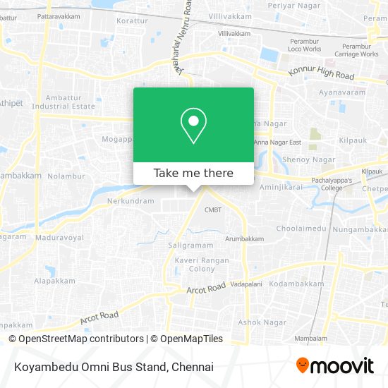 Koyambedu Omni Bus Stand map