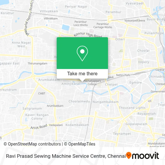 Ravi Prasad Sewing Machine Service Centre map