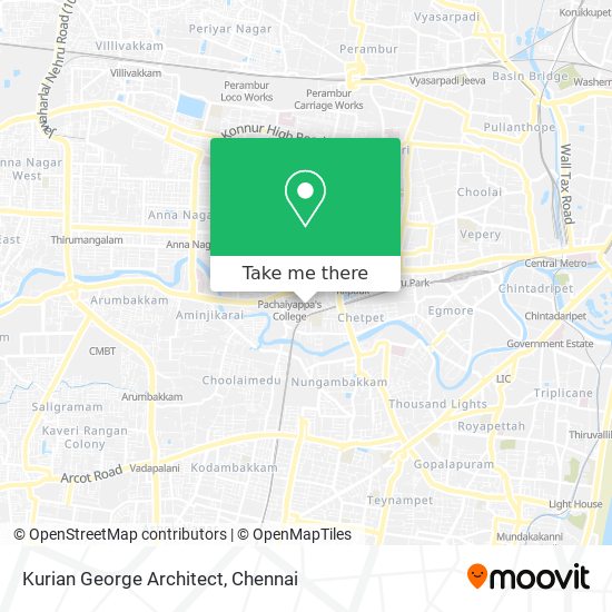 Kurian George Architect map
