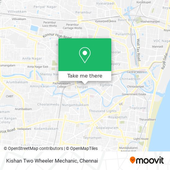 Kishan Two Wheeler Mechanic map