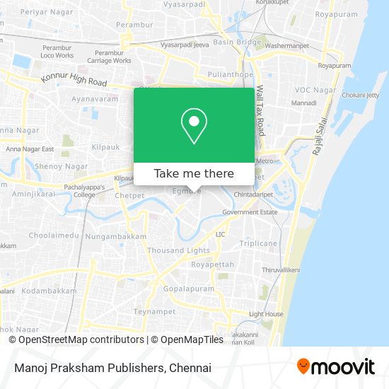 Manoj Praksham Publishers map