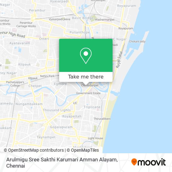 Arulmigu Sree Sakthi Karumari Amman Alayam map