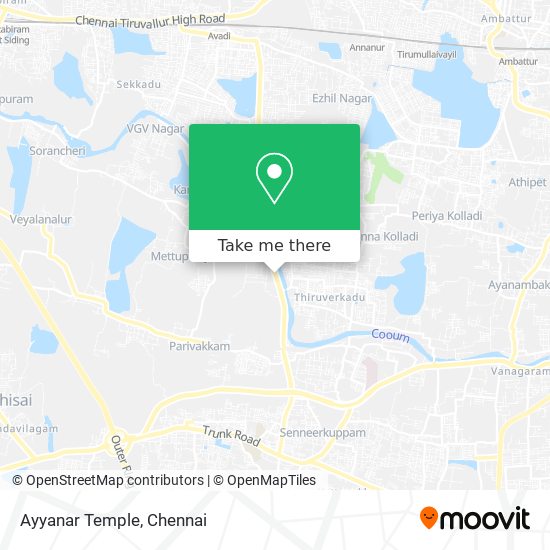 Ayyanar Temple map