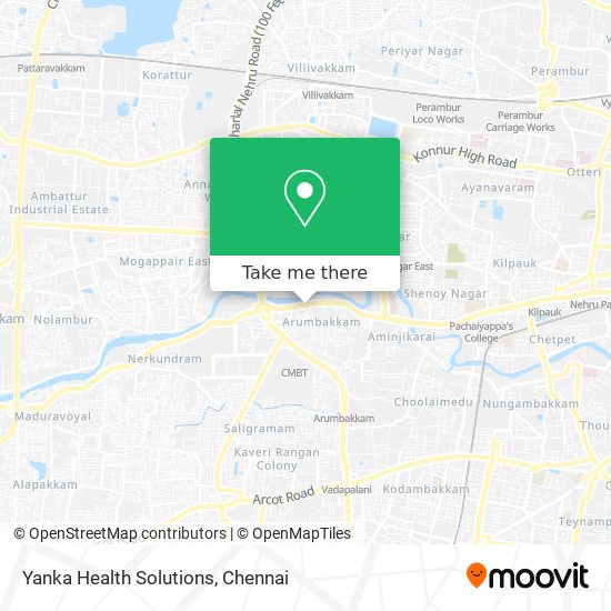 Yanka Health Solutions map