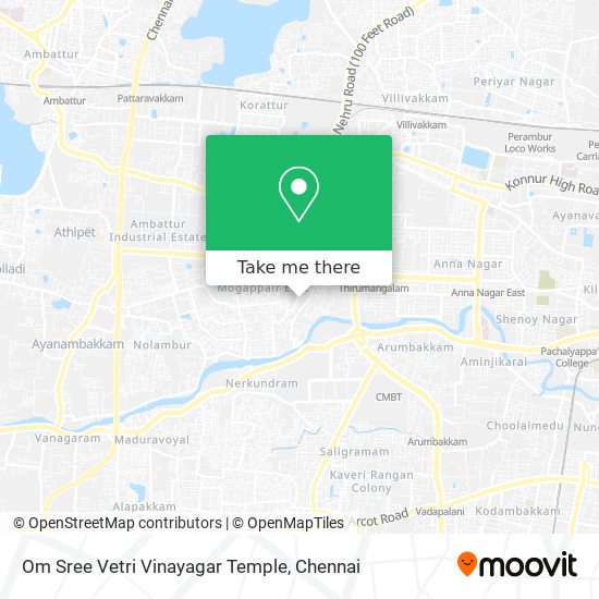 Om Sree Vetri Vinayagar Temple map