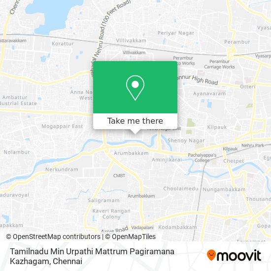 Tamilnadu Min Urpathi Mattrum Pagiramana Kazhagam map