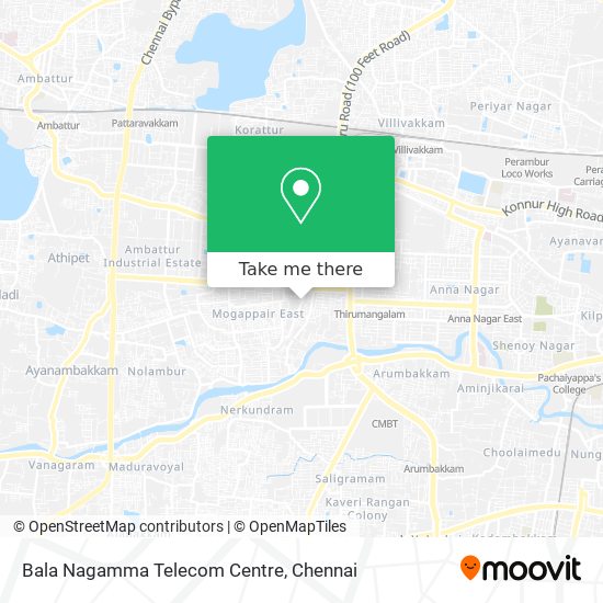 Bala Nagamma Telecom Centre map