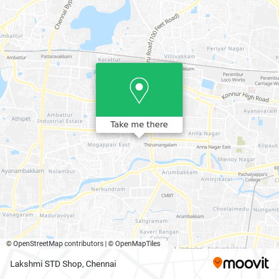 Lakshmi STD Shop map