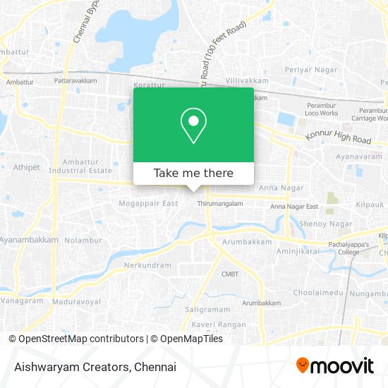 Aishwaryam Creators map