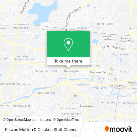 Rizwan Mutton & Chicken Stall map