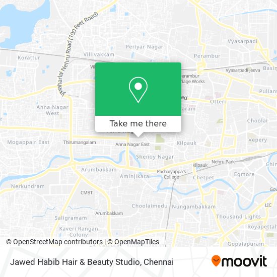 Jawed Habib Hair & Beauty Studio map