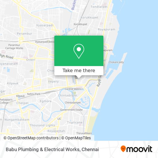 Babu Plumbing & Electrical Works map
