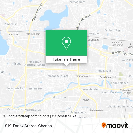 S.K. Fancy Stores map