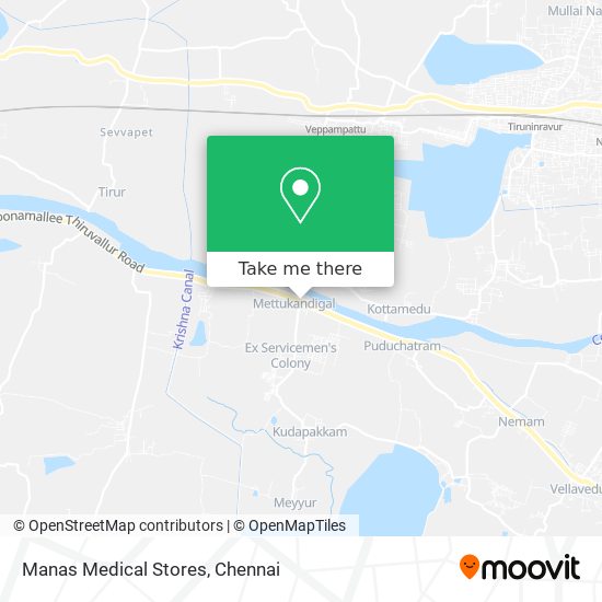 Manas Medical Stores map