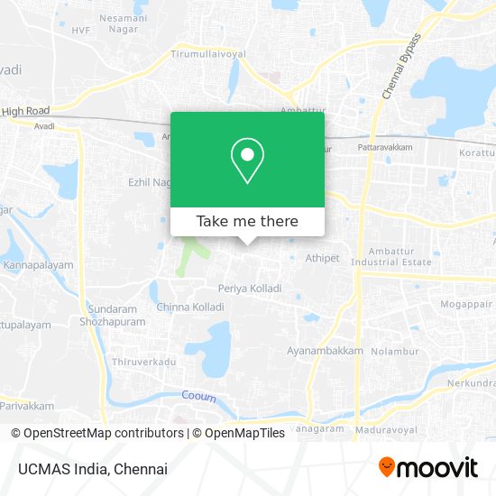 UCMAS India map