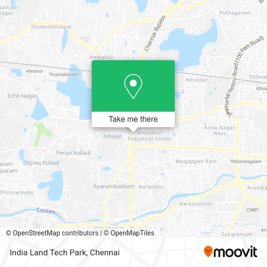 India Land Tech Park map