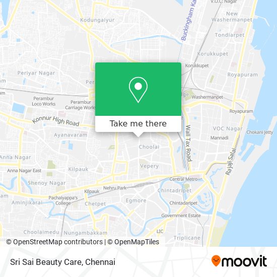 Sri Sai Beauty Care map